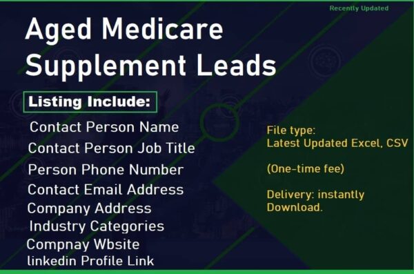 Aged Medicare Supplement Leads