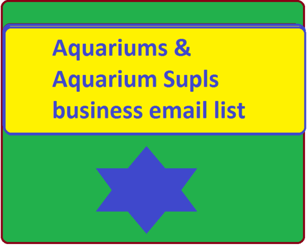 Aquariums & Aquarium Supls Email Address