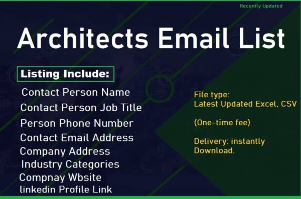 Architects Email List