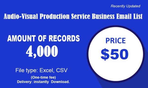 Audio-Visual Production Service Email Address