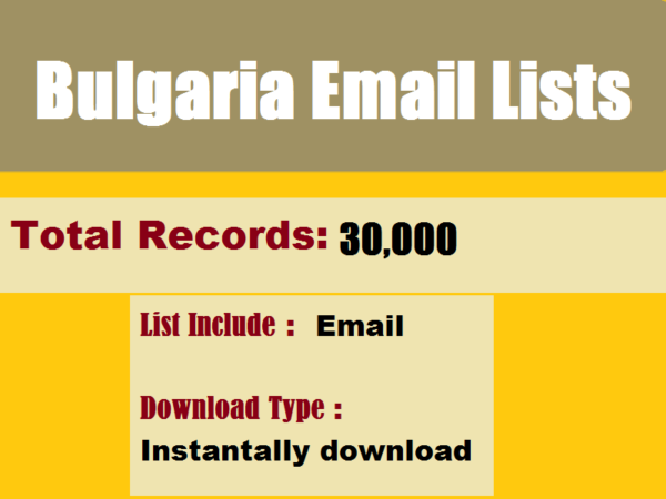 Bulgaria Email Lists