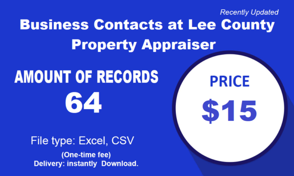 Business Contacts at Lee County Property Appraiser