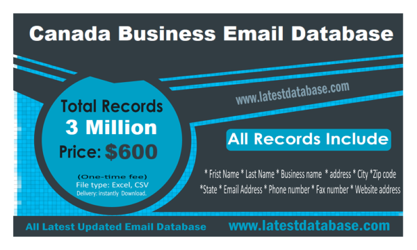 Canada Business Email Address