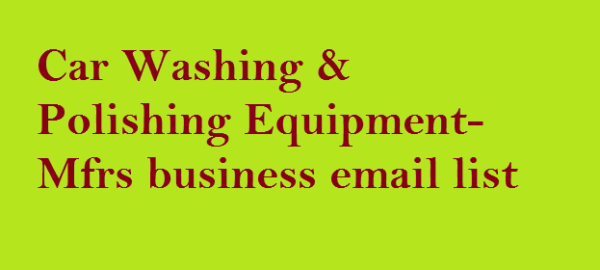 Car Washing & Polishing Email Address