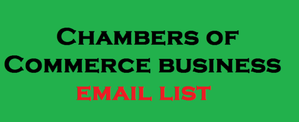 Chambers of Commerce business email list