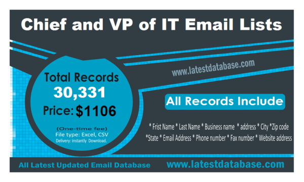 Chief and VP of IT Email Lists