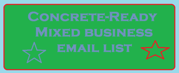 Concrete-Ready Mixed business email list