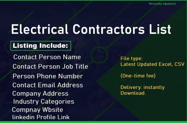 Electrical Contractors List