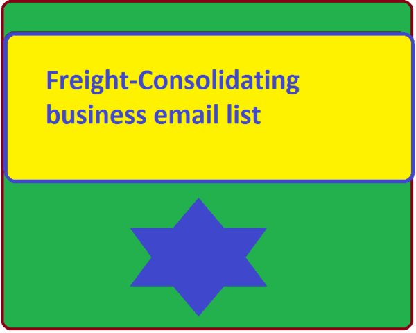 Freight Consolidating business email list