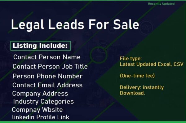 Legal Leads for Sale