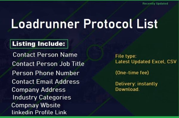 Loadrunner Protocol List