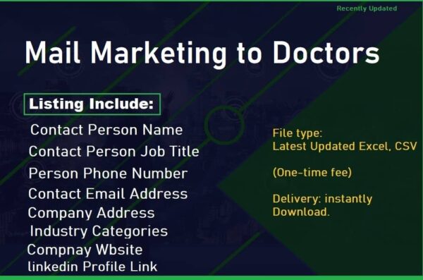 Mail Marketing to Doctors