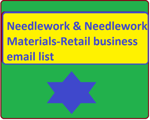 Needlework & Needlework Materials-Retail Email Address