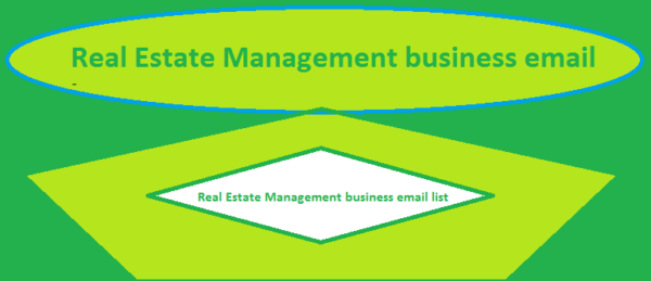 Real Estate Management business email list